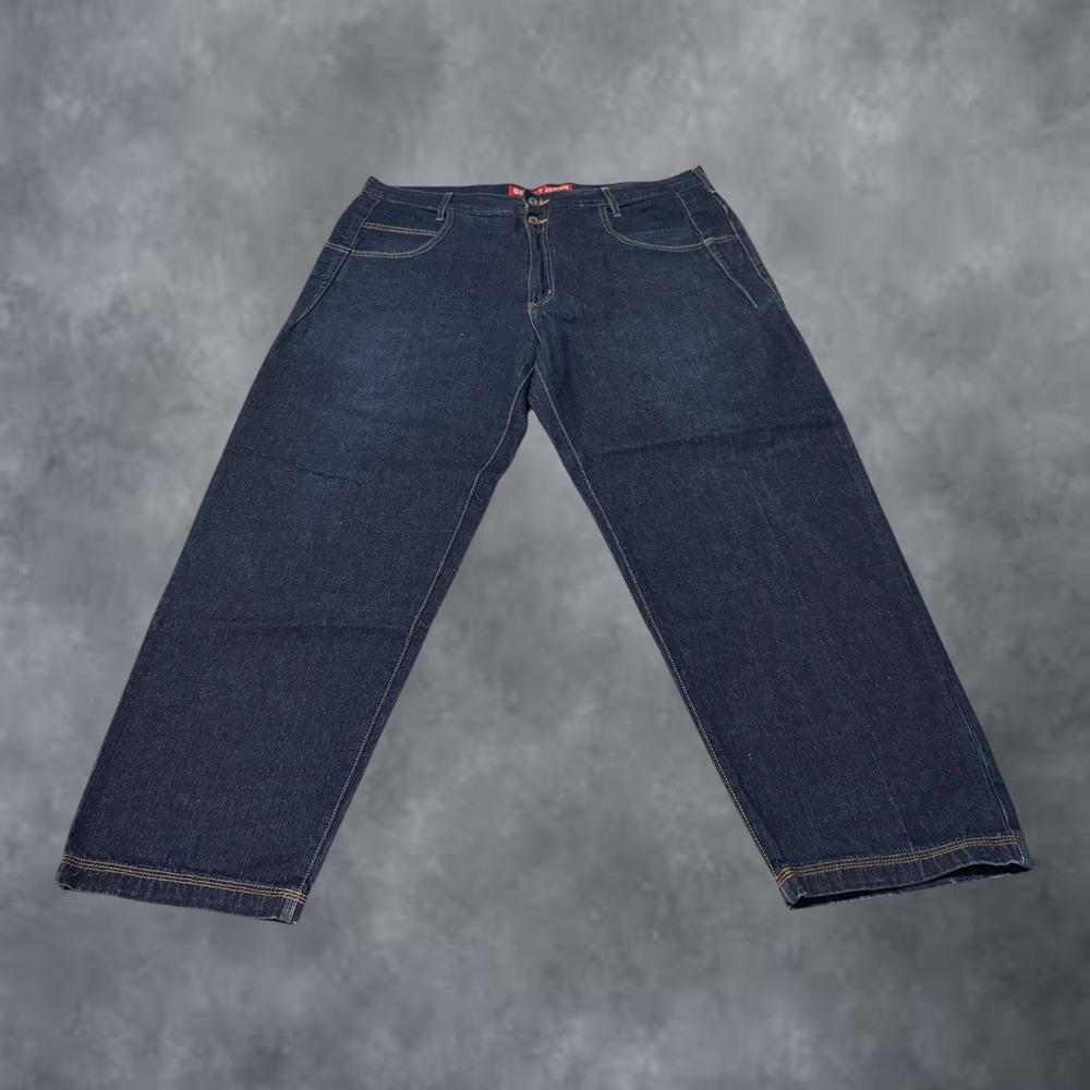 Vintage Guess Jeans Mens 40x30 Indigo Blue Relaxed Straight Leg Denim 10088-30